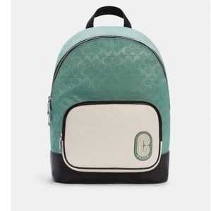 Coach Court Backpack in ColorBlock Signature Nylon